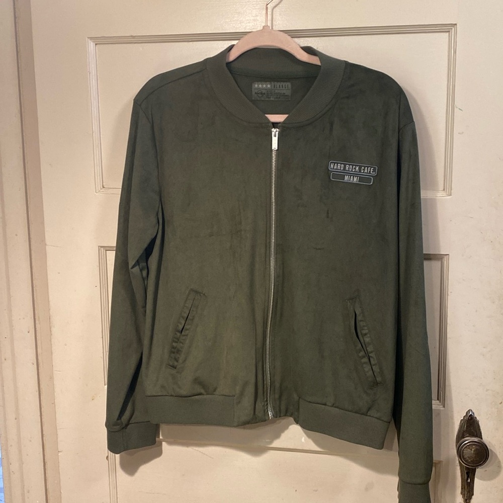 Hard Rock Cafe, Miami Florida bomber jacket. Size XL
